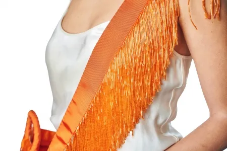 Shoulder strap in Mandarin Orange