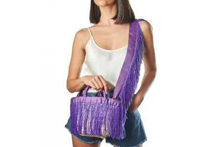 LA NUDA in Orchid Purple with shoulder strap